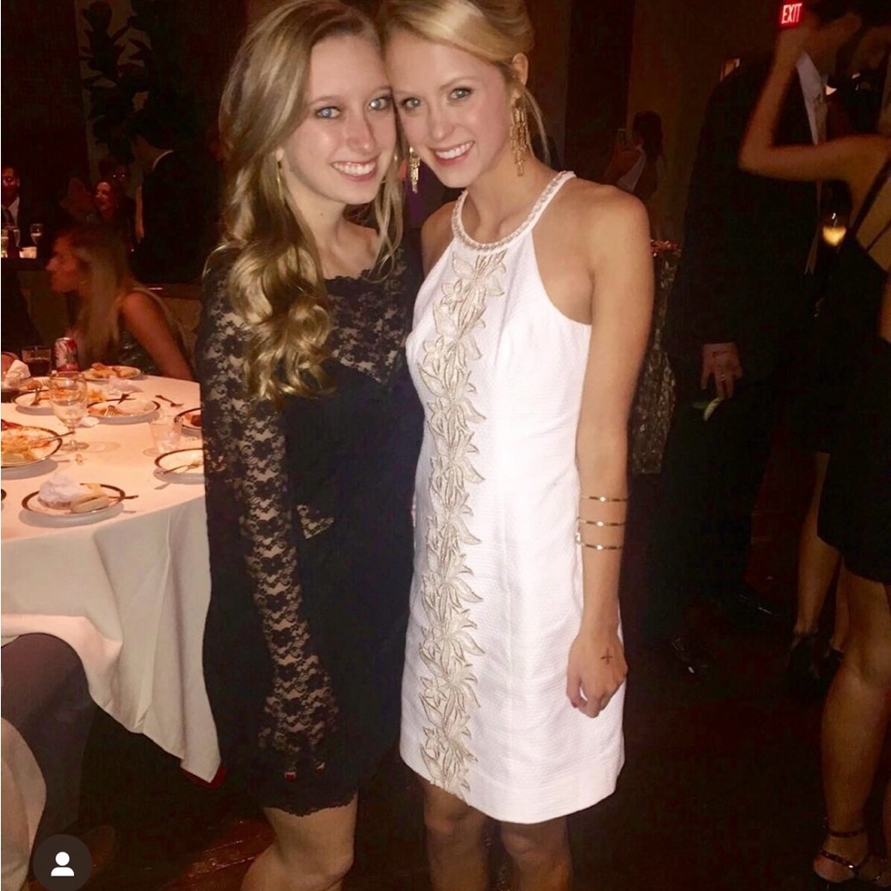Black lace Free People Dress